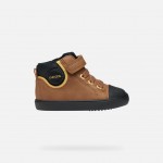 GEOX ΑΓΟΡΙ SNEAKER B461NC 0MEFU CR69B ΤΑΜΠΑΚΟ /ΜΑΥΡΟ